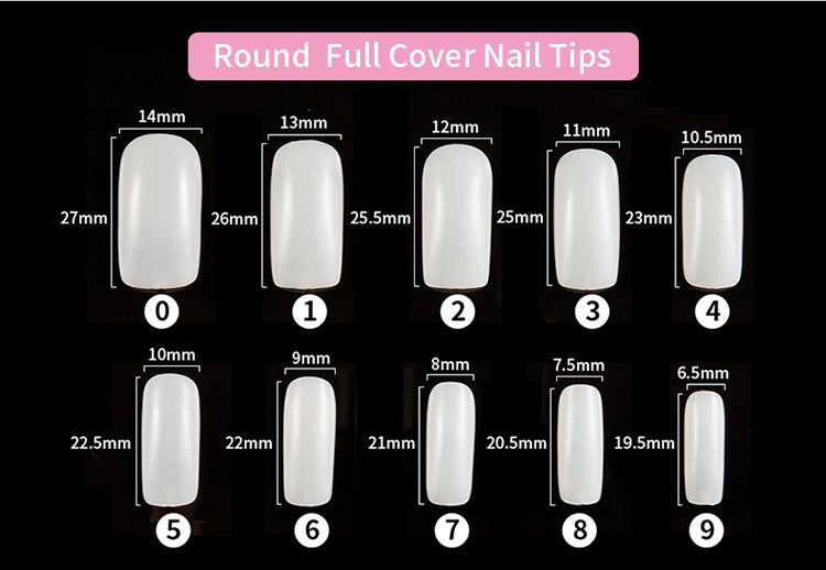 500-Piece French Nail Tips
