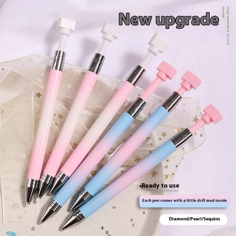 Color Gradient Rhinestone Picking Pen