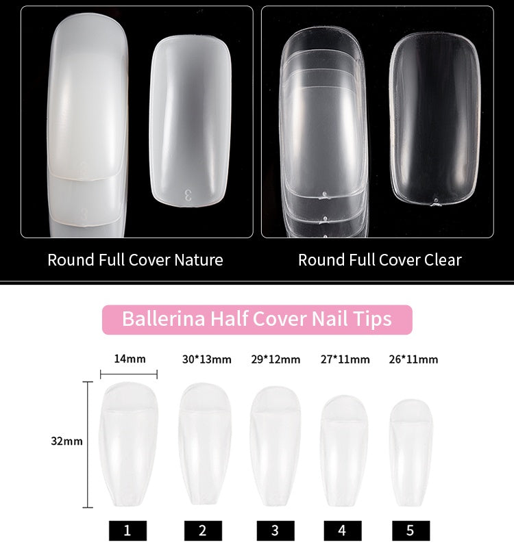 500-Piece French Nail Tips