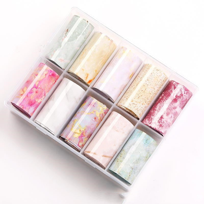 New Nail Art Star Transfer Paper Set