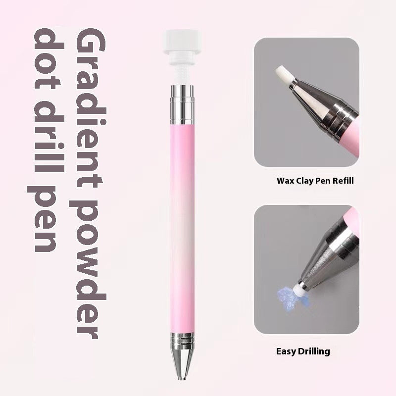 Color Gradient Rhinestone Picking Pen