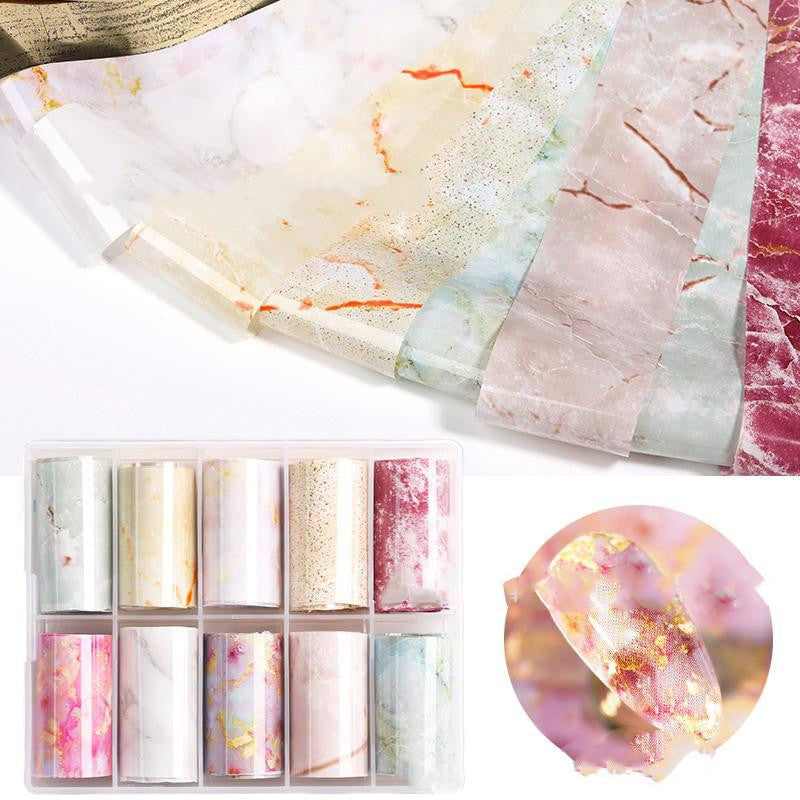 New Nail Art Star Transfer Paper Set