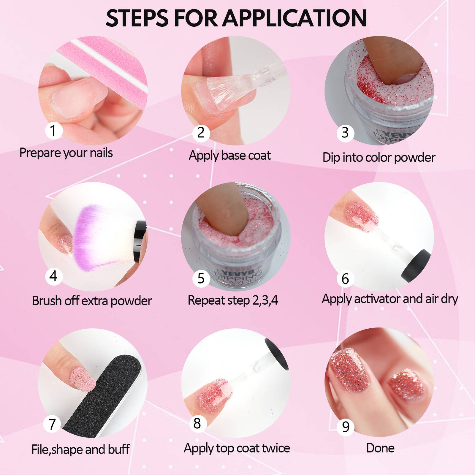 Acrylic Dip Powder Nail Kit
