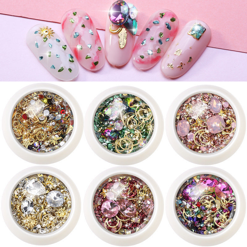 Diamond Nail Rivet Set for 3D Nail Decoration