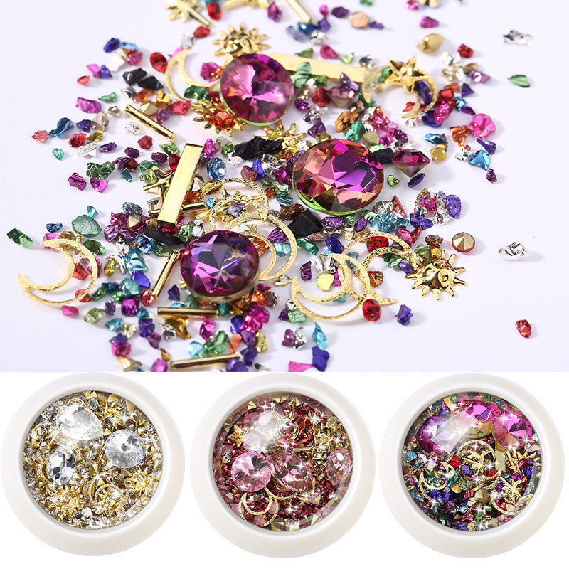 Diamond Nail Rivet Set for 3D Nail Decoration