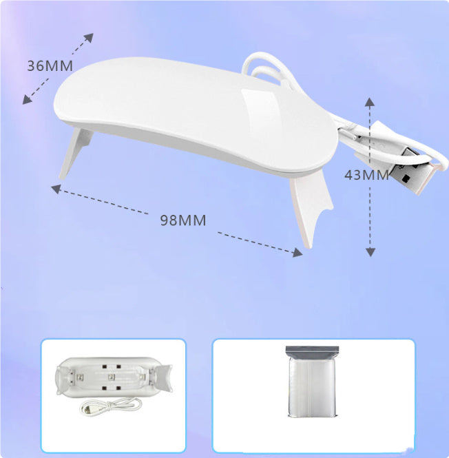 6W Portable LED Nail Light Machine