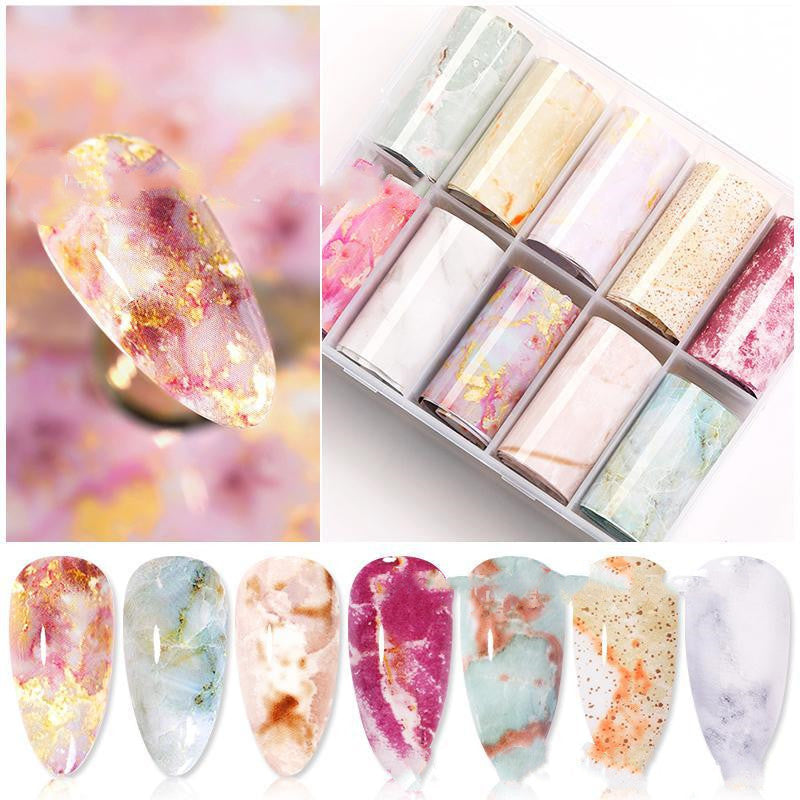New Nail Art Star Transfer Paper Set
